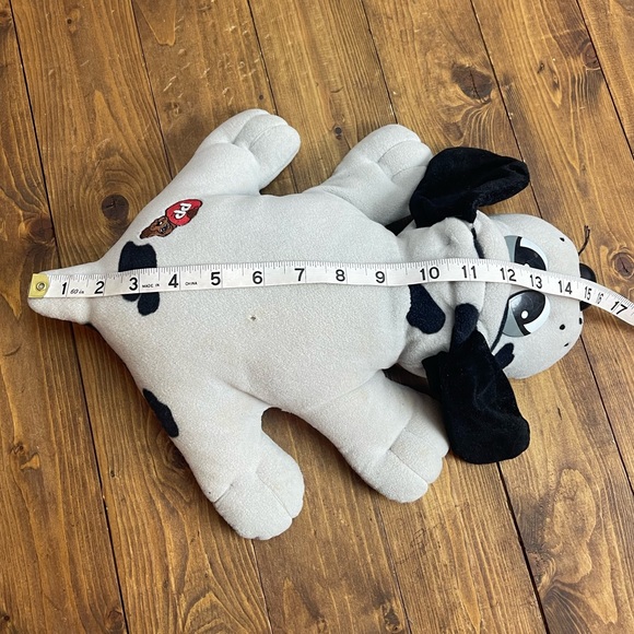 Vintage 1990’s Squeaky pound puppies plush dog gray and black - Picture 10 of 10